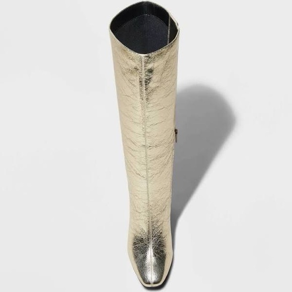 Diva Stovepipe Tall Boots - A New Day - Gold - new - Picture 2 of 10